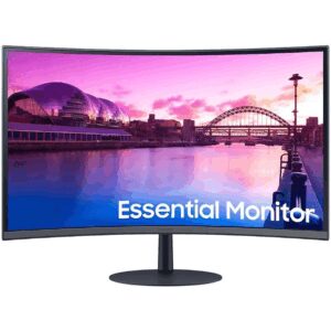 Monitor Profesional Curvo Samsung Essential Monitor S3 S39C S32C390EAU/ 32'/ Full HD/ Multimedia/ Negro
