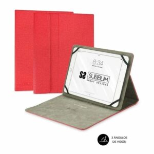 Funda Subblim Clever Stand para Tablets de 9'-10.1'/ Roja