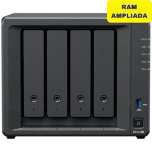 NAS Synology Diskstation DS423+/ 4 Bahías 3.5'- 2.5'/ 6GB DDR4/ Formato Torre