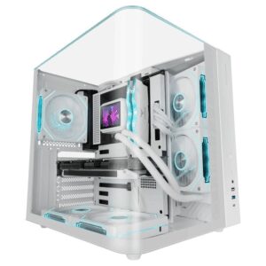Caja Gaming Semitorre Mars Gaming MC-INFINIOLITE/ Blanca