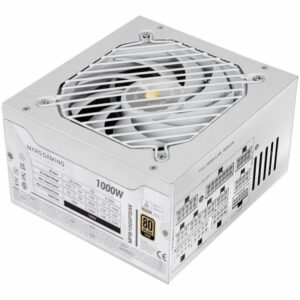 Fuente de Alimentación Mars Gaming MPB1000PSI/ 1000W/ Ventilador 14cm/ 80 Plus Gold/ Blanca