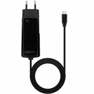 Cargador de Portátil GaN TooQ TQLC-USBCGAN90PD-C USB Tipo-C/ 90W/ Automático/ Voltaje 5-20V