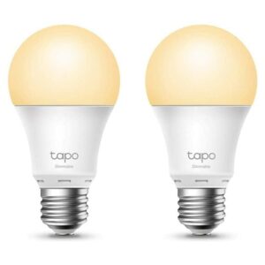 Bombilla Inteligente TP-Link Tapo L510E/ Casquillo E27/ 8.7W/ 806 Lúmenes/ 2700K/ Pack 2