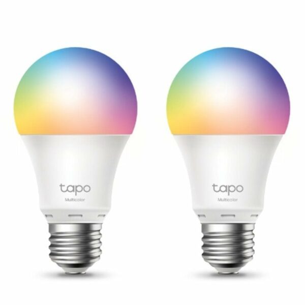 Bombilla Inteligente TP-Link Tapo L530E/ Casquillo E27 / 8.7W/ 806 Lúmenes/ 2500 - 6500K/ Pack 2