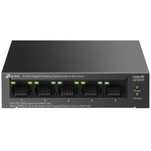 Switch TP-Link LS105GP 5 Puertos/ RJ-45 10/100/1000 PoE+