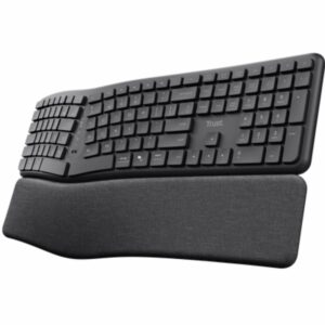 Teclado Inalámbrico por Bluetooth Trust Keyra Multidispositivo Ergonómico