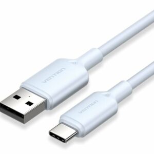 Cable USB 2.0 Tipo-C Vention CTQLH/ USB Tipo-C Macho - USB Macho/ Hasta 60W/ 480Mbps/ 2m/ Azul