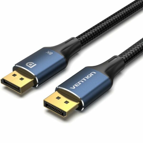 Cable Vention HCELF/ DisplayPort Macho - DisplayPort 8K Macho/ 1m/ Azul