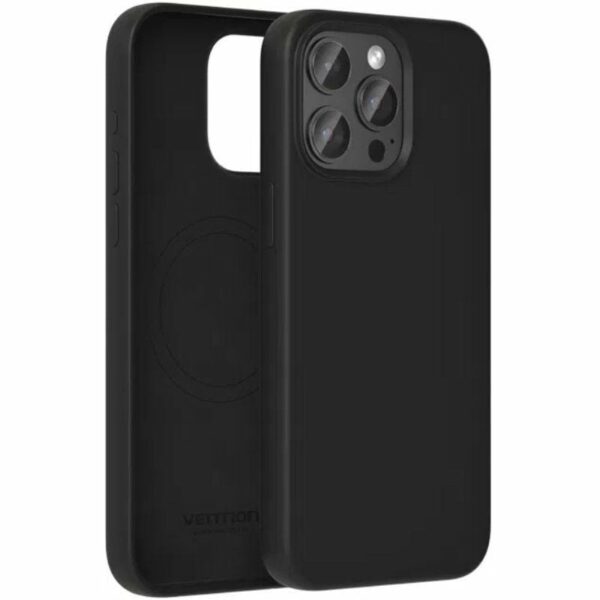 Funda Silicona con Magsafe Vention KUDB0-10/ Compatible con iPhone 13/ Negra