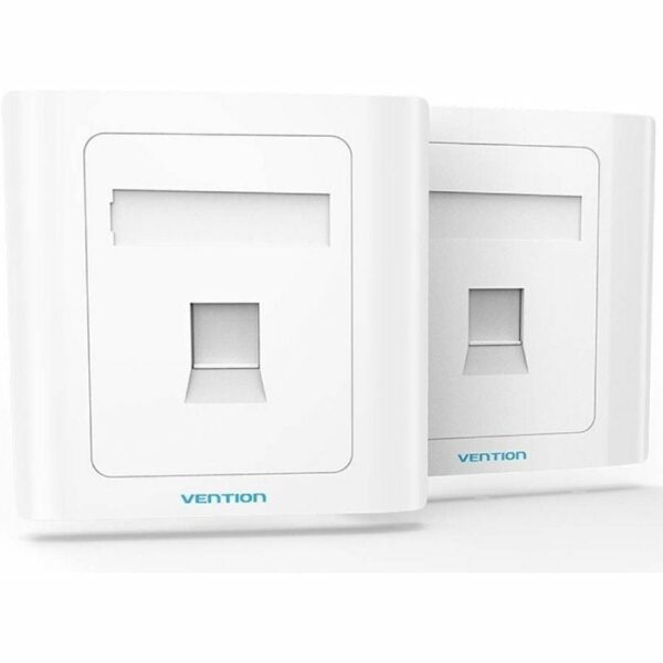 Placa de Pared Tipo 86 Vention IFAW0/ 1 Puerto RJ45
