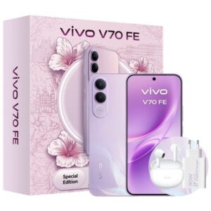 Smartphone Vivo V70 FE 8GB/ 256GB/ 6.83'/ 5G/ Púrpura/ Incluye Cargador + Auriculares
