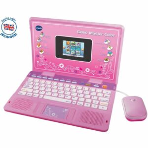 Portátil Infantil VTech Genio Máster Color Bilingüe/ Rosa