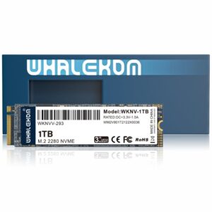 Disco SSD Whalekom WKNV 1TB/ M.2 2280 PCIe Gen3/ Full Capacity