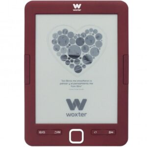 Libro Electrónico Ebook Woxter Scriba 195/ 6'/ Tinta Electrónica/ Rojo