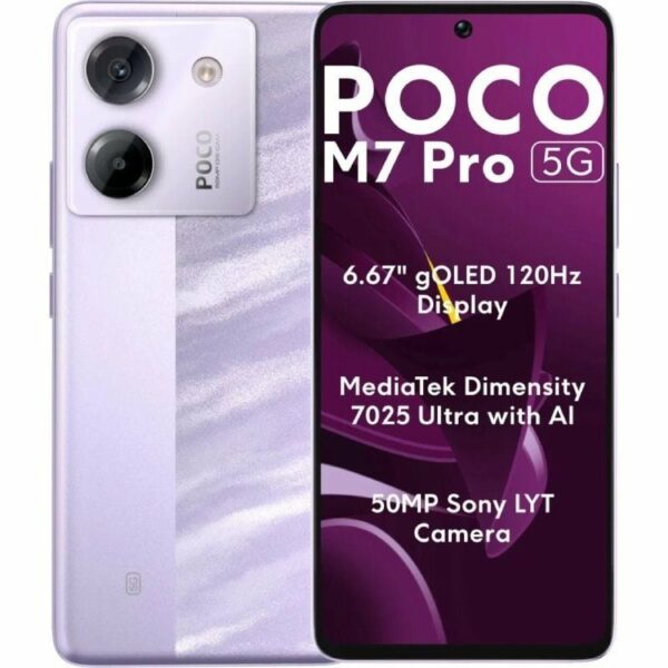 Smartphone Xiaomi POCO M7 Pro 8GB/ 256GB/ 6.67'/ 5G/ Púrpura